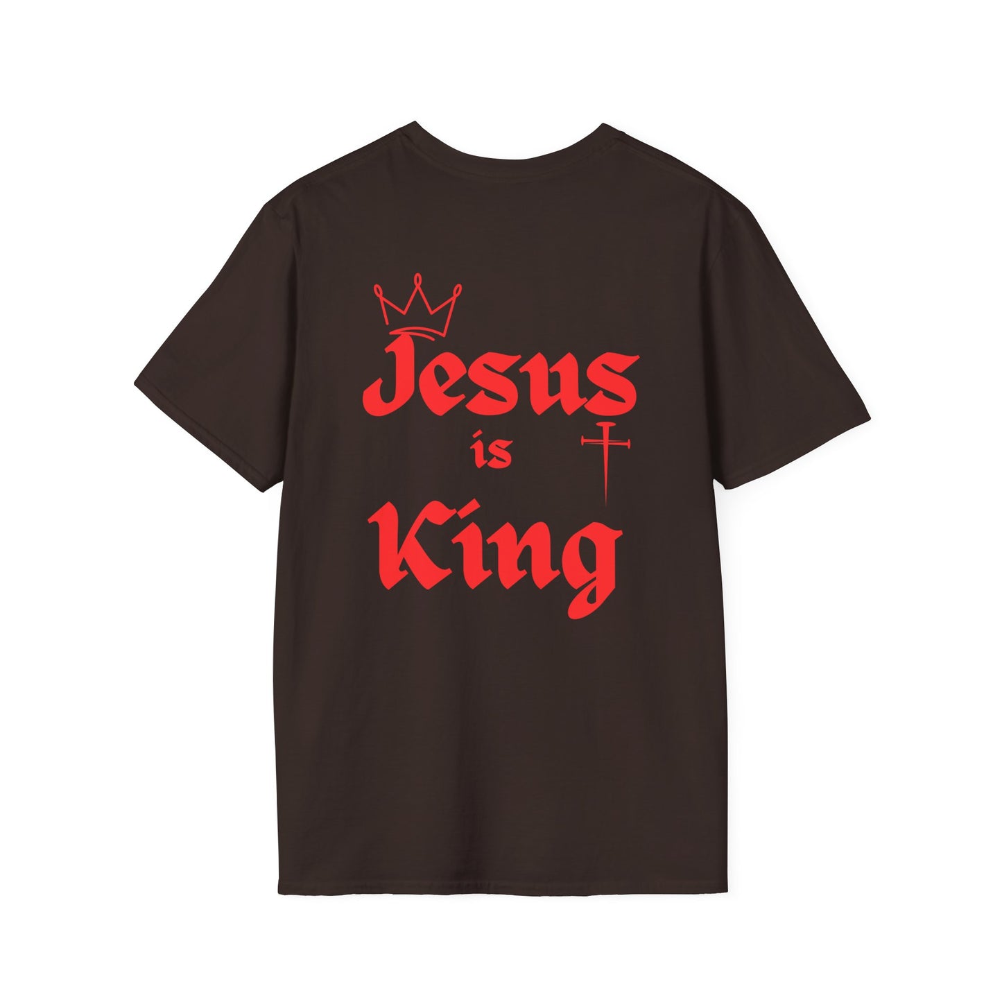Christian Cross T-Shirt — 'Jesus is King' Graphic Tee
