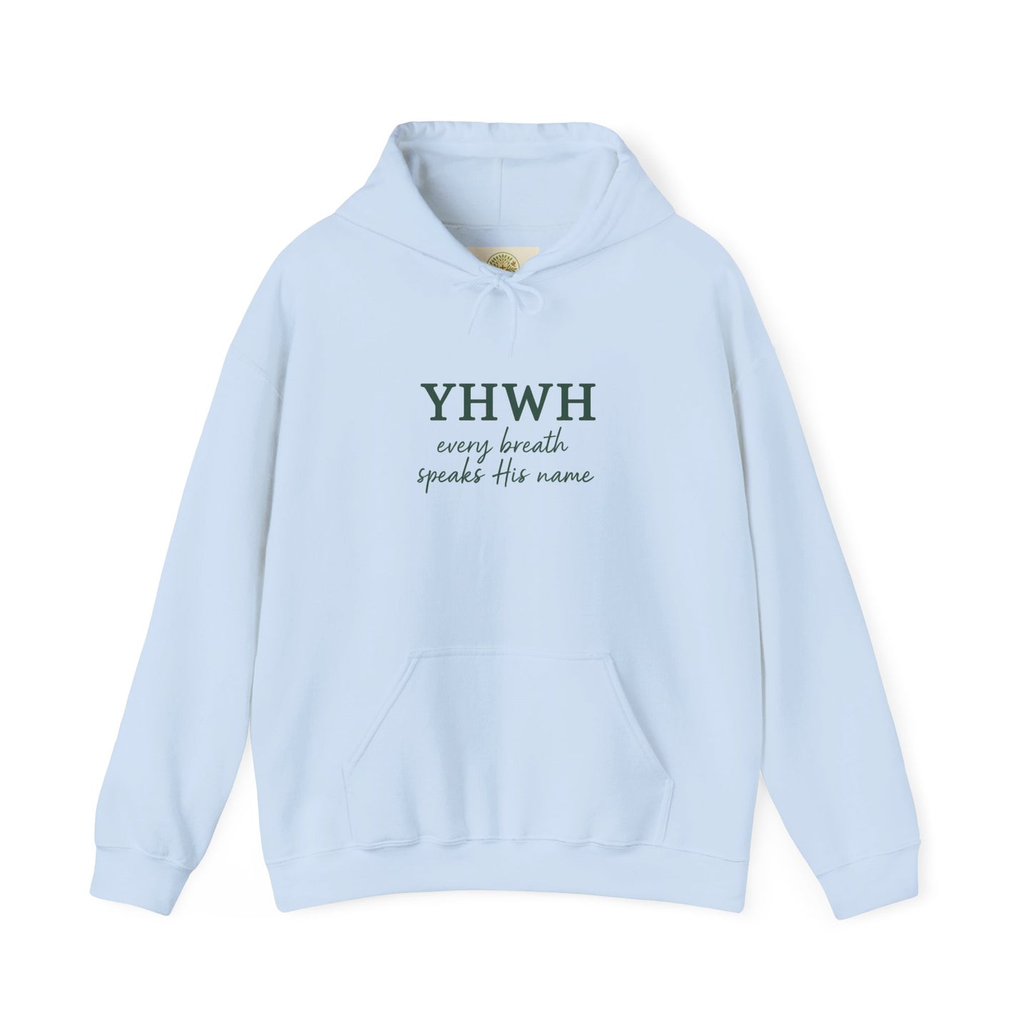 Faithful Breath YHWH Hoodie – Inspirational Unisex Christian Sweatshirt by Gather & Co. LLC