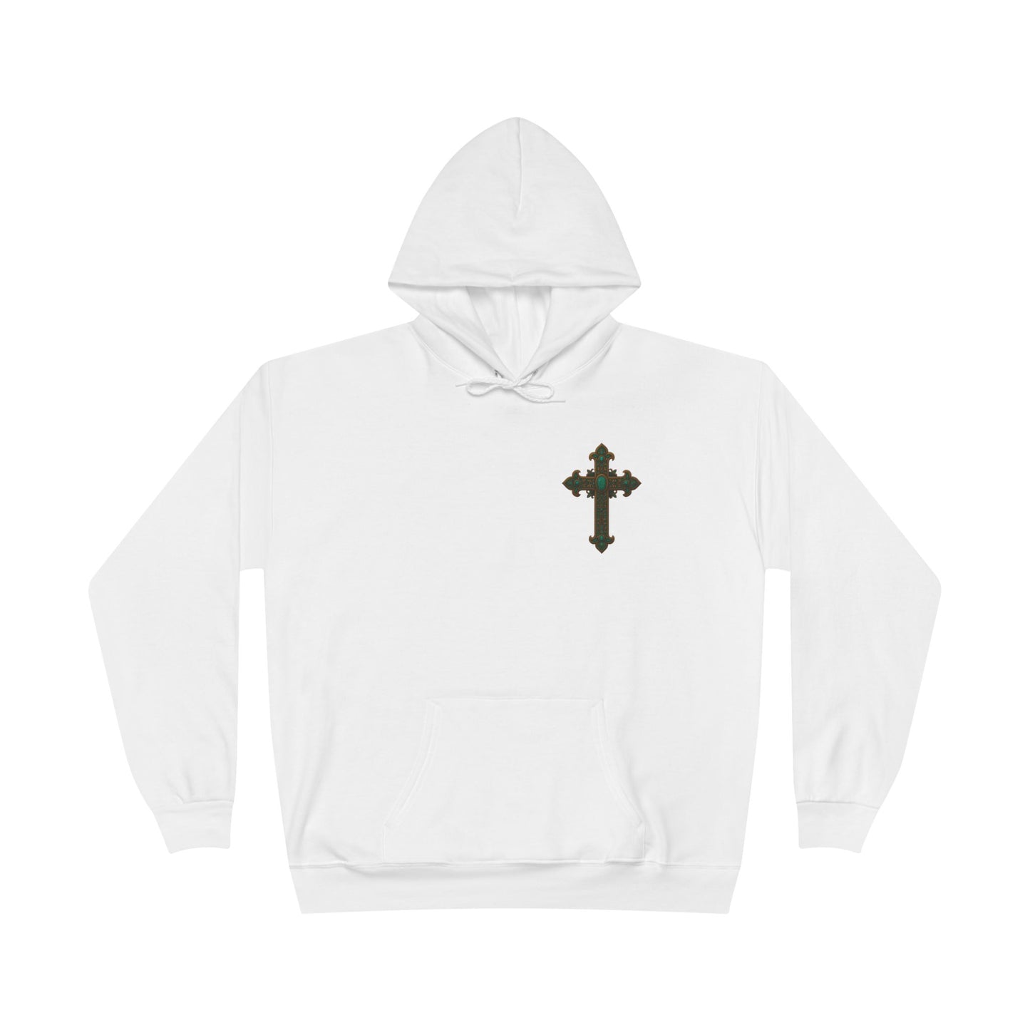 Lion of Judah Christian Hooded Sweatshirt – Unisex Faith Hoodie with Cross & Revelation 5:5 Design