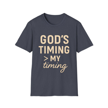 God's Timing Is Perfect Tee - Unisex Christian Shirt