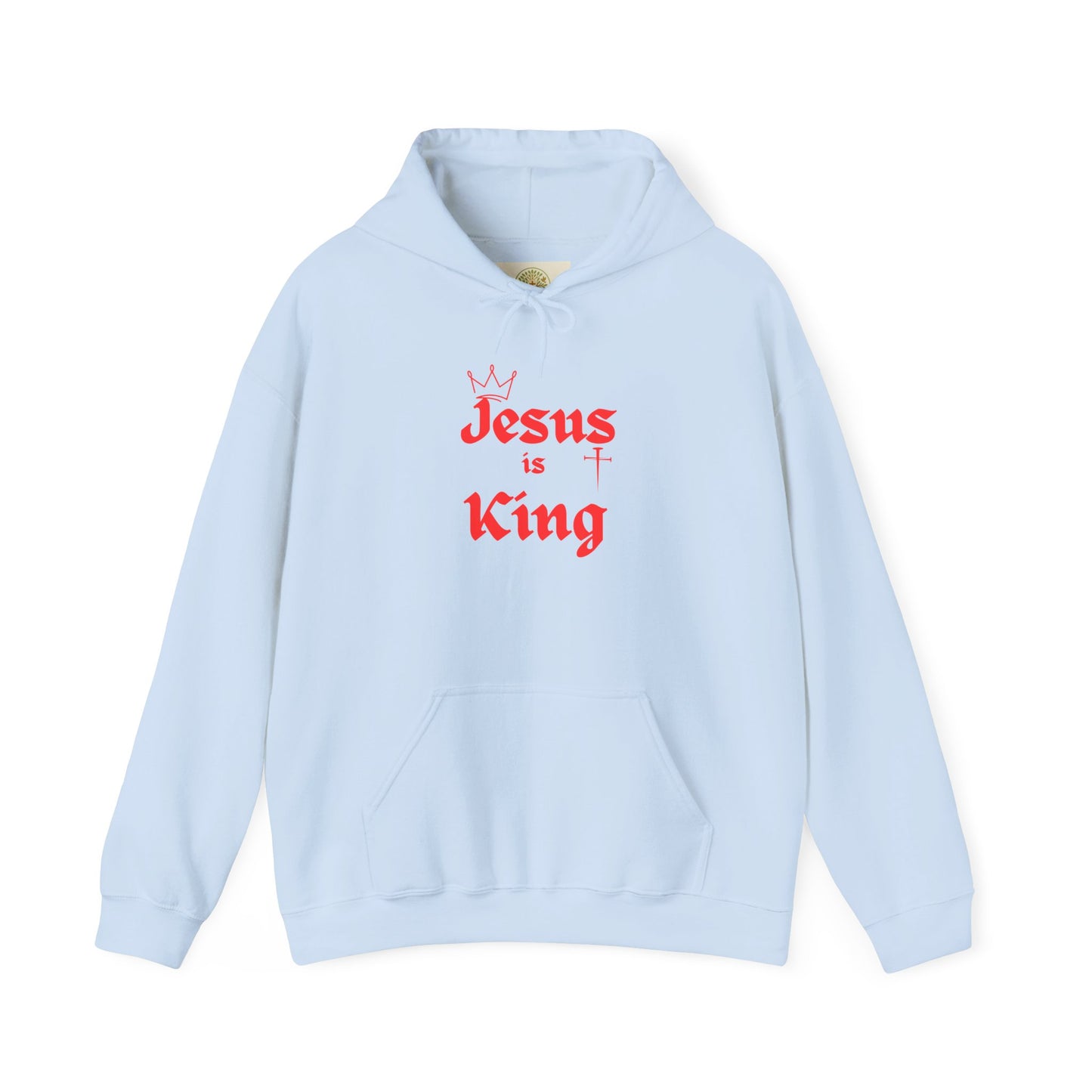 Jesus Is King Hoodie - Christian Faith Graphic Pullover