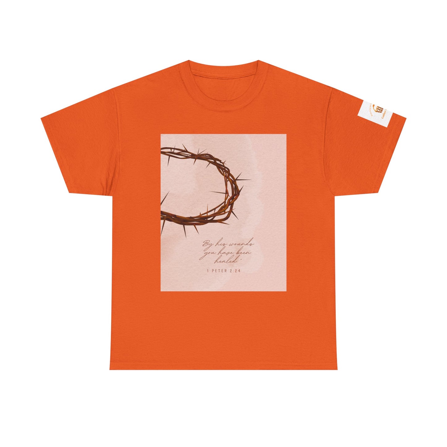 By His Wounds Tee -  Isaiah 53:5 Inspired Christian Shirt