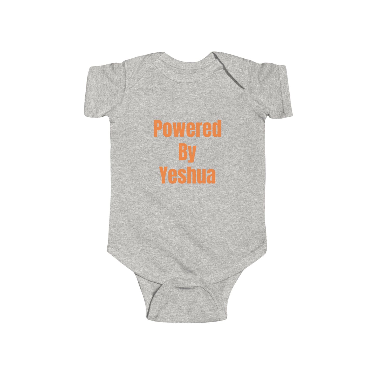 Powered By Yeshua - Christian Baby Onesie