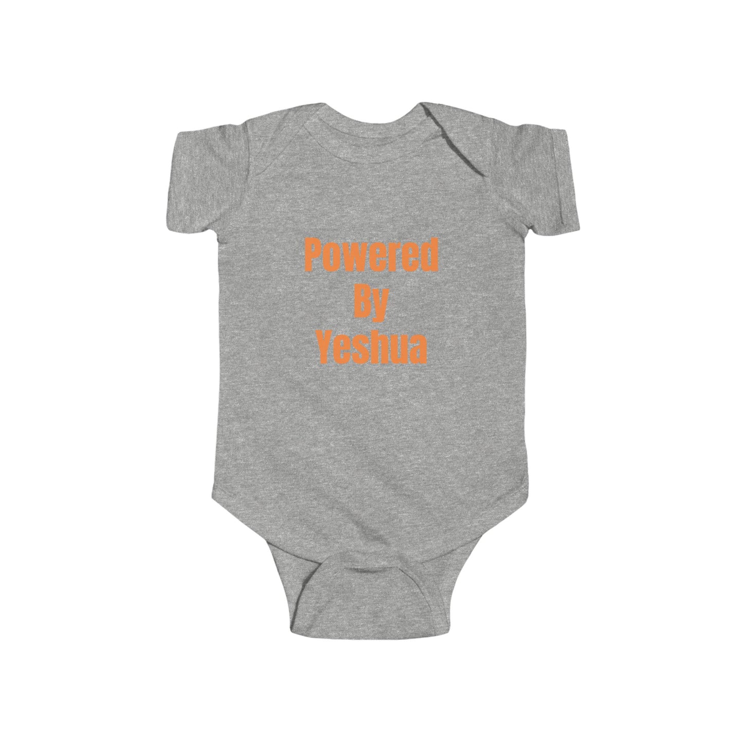 Powered By Yeshua - Christian Baby Onesie