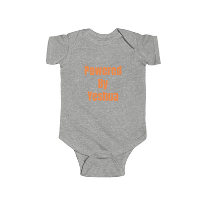 Powered By Yeshua - Christian Baby Onesie