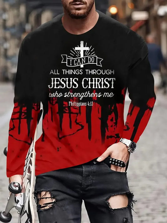 Jesus Vintage Long Sleeve - Christian Men's Streetwear Tee