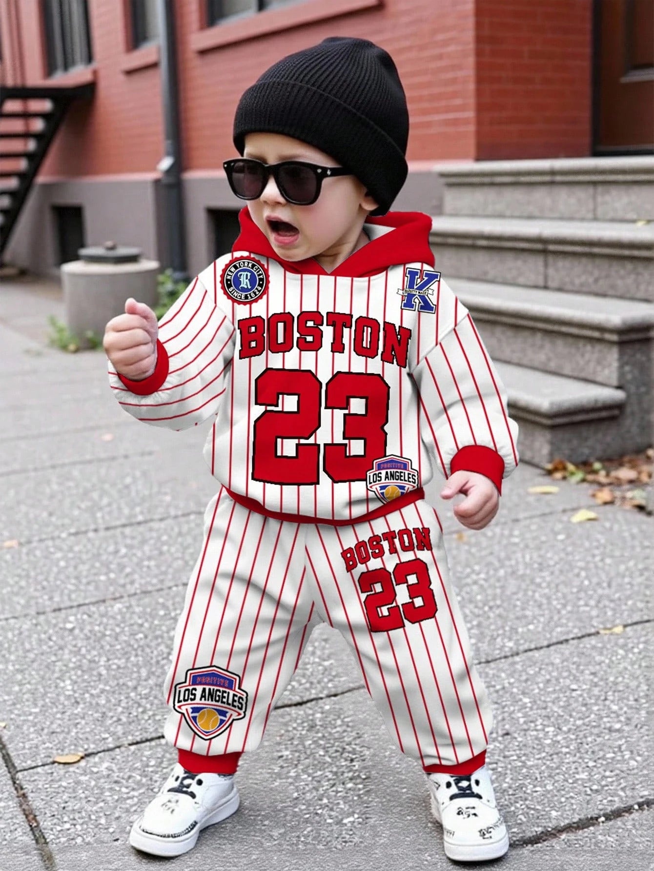 “Christian Kids Bible Verse Hoodie and Jogger Set | Faith-Based Boys Outfit | Gather & Co. LLC”