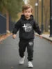“Christian Kids Bible Verse Hoodie and Jogger Set | Faith-Based Boys Outfit | Gather & Co. LLC”
