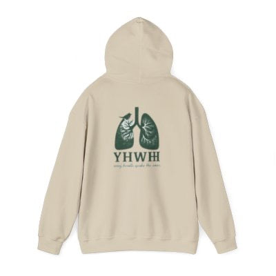 Faithful Breath YHWH Hoodie – Inspirational Unisex Christian Sweatshirt by Gather & Co. LLC