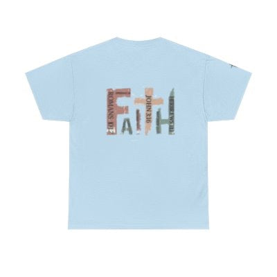 Faith-Inspired Cross T-Shirt – Soft Unisex Christian Tee for Everyday Wear | Gather & Co. LLC