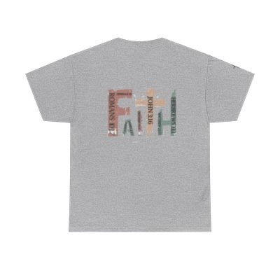 Faith-Inspired Cross T-Shirt – Soft Unisex Christian Tee for Everyday Wear | Gather & Co. LLC