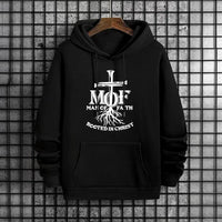 “Man of Faith Christian Hoodie | Bible Verse Streetwear Sweatshirt for Men | Gather & Co. LLC”