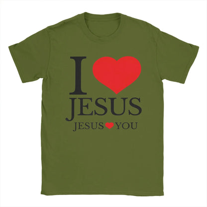 I Love Jesus, Jesus Loves You Tee- Fun & Faith Filled Shirt For Women