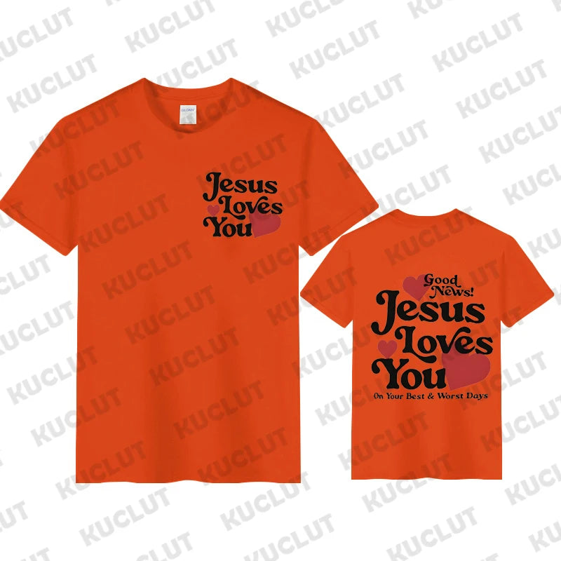 Jesus Loves You Tee - Good News Design ( Women's Fit )