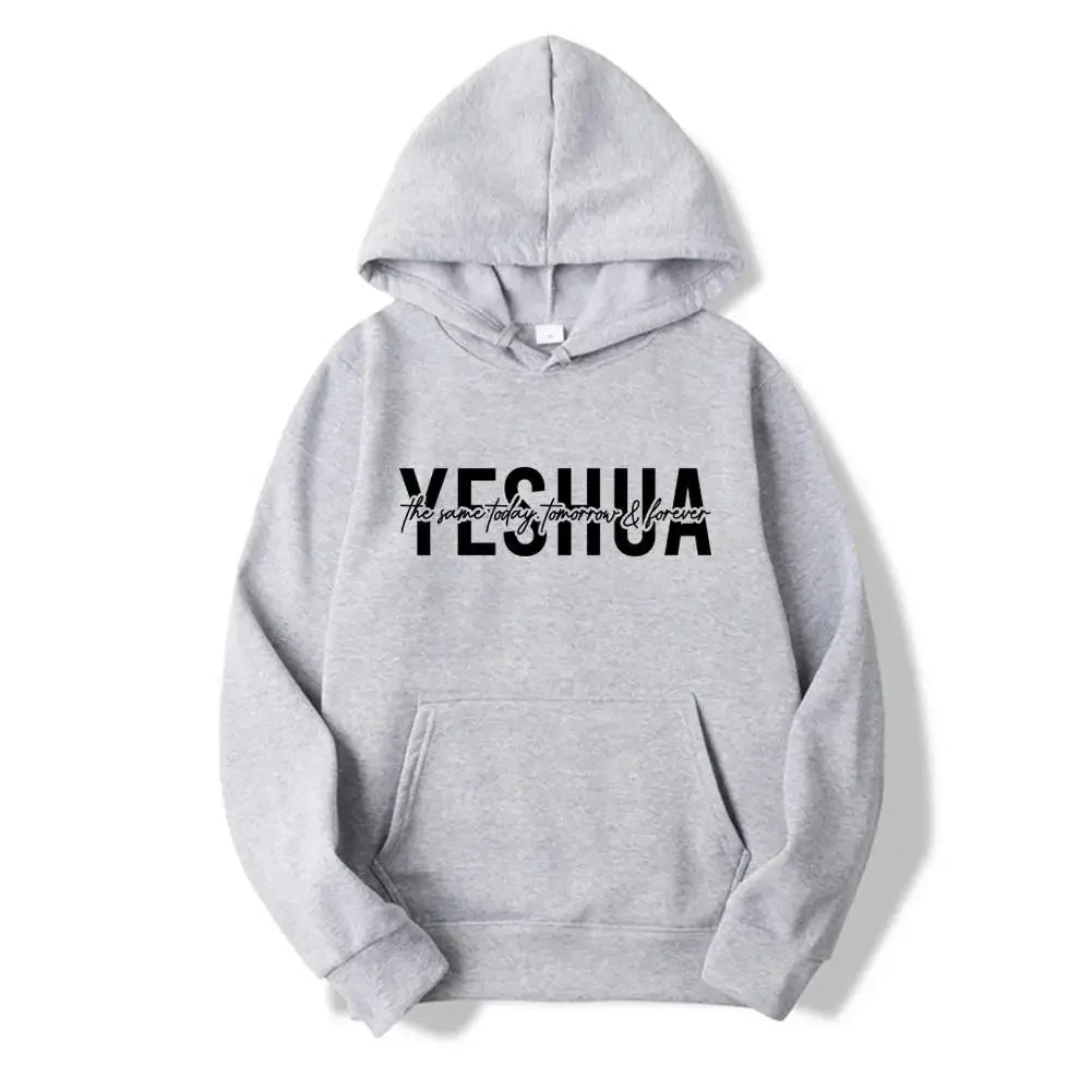 “YESHUA Christian Women’s Hoodie | Faith-Based Bible Verse Sweatshirt | Gather & Co. LLC”