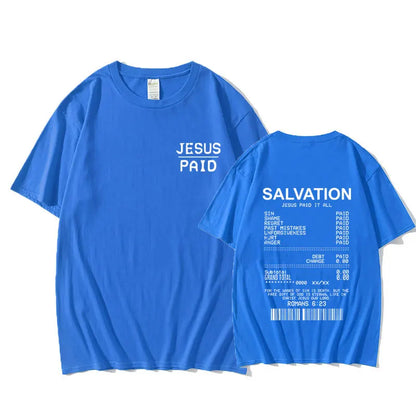 Salvation Paid In Full Tee - Bold Jesus Graphic Shirt ( Unisex )