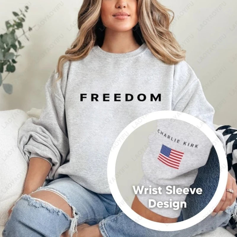 Freedom Crewneck – Bold Christian Statement Sweatshirt (Unisex)