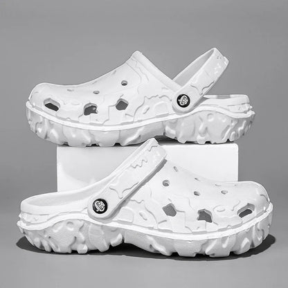 Men's Slip - On Clogs - Lightweight Beach And Garden Sandals