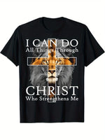 Lion of Judah Tee - Bold Christian Design For Men