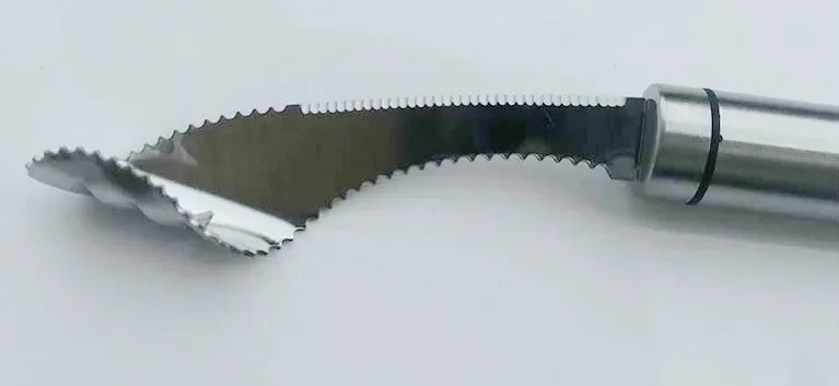 Stainless Steel Pepper & Zucchini Corer – Serrated Kitchen Tool