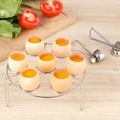 Stainless Steel Egg Topper Cutter – Easy Boiled Egg Opener