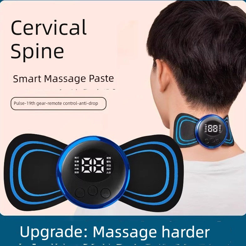 Cervical Spine Massage Patch Instrument Waist Back Cervical Spine Rechargeable Multi-Function Pocket Physiotherapy Massager Compact Smart Instrument