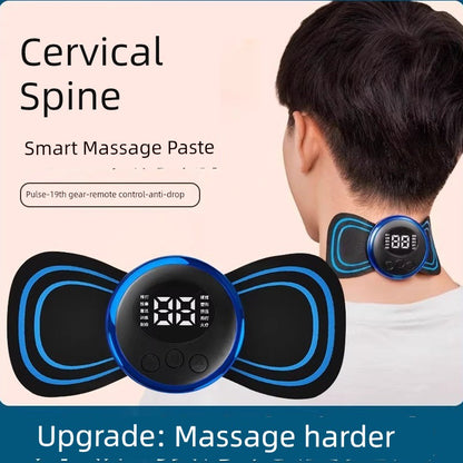 Cervical Spine Massage Patch Instrument Waist Back Cervical Spine Rechargeable Multi-Function Pocket Physiotherapy Massager Compact Smart Instrument