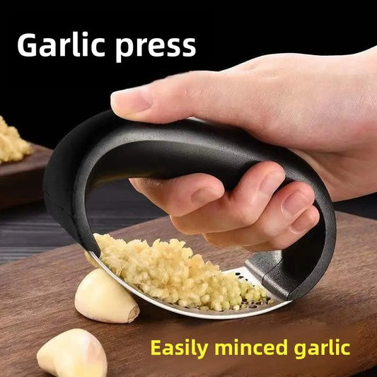 Stainless Steel Garlic Press – Easy Food Grade Crusher