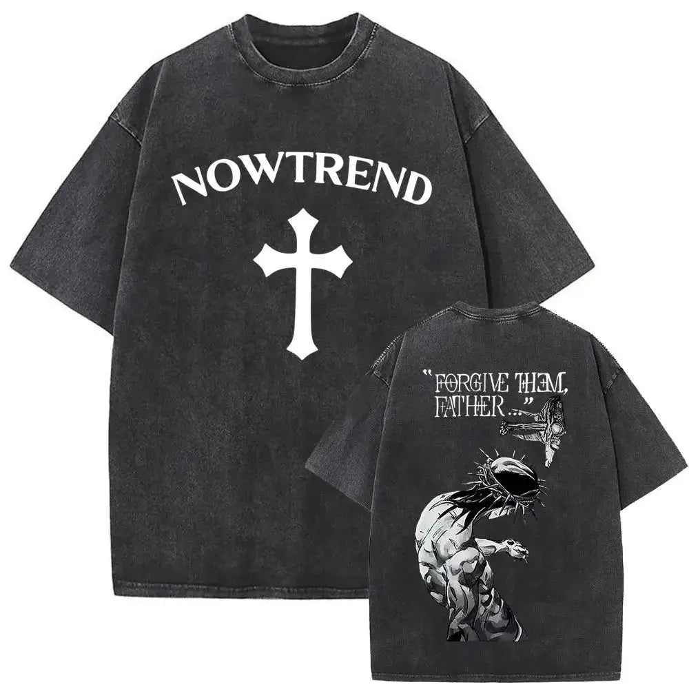 Men’s Christian Vintage Graphic Tees – Forgive Them Father + 30 Bold Faith-Based Designs