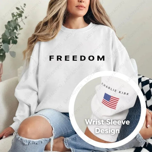 Freedom Crewneck – Bold Christian Statement Sweatshirt (Unisex)