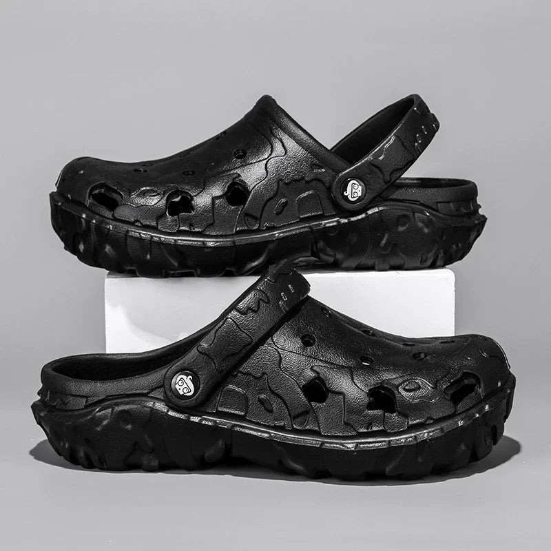 Men's Slip - On Clogs - Lightweight Beach And Garden Sandals