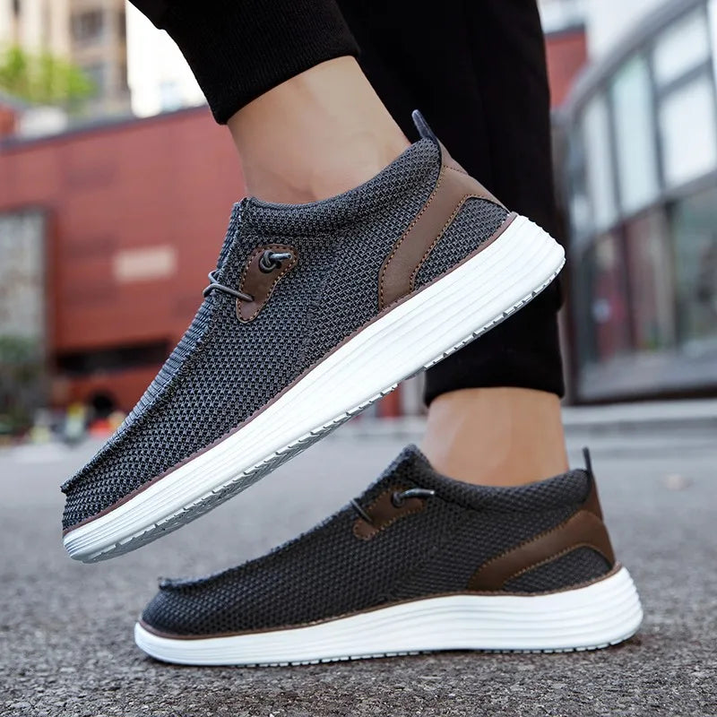 Men's Casual Loafers - Breathable Soft Slip - On Everyday Shoes