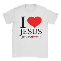 I Love Jesus, Jesus Loves You Tee- Fun & Faith Filled Shirt For Women