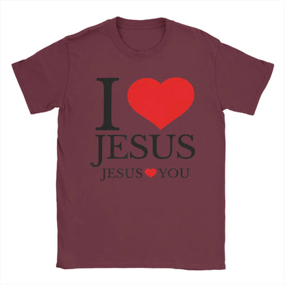 I Love Jesus, Jesus Loves You Tee- Fun & Faith Filled Shirt For Women