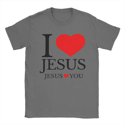 I Love Jesus, Jesus Loves You Tee- Fun & Faith Filled Shirt For Women