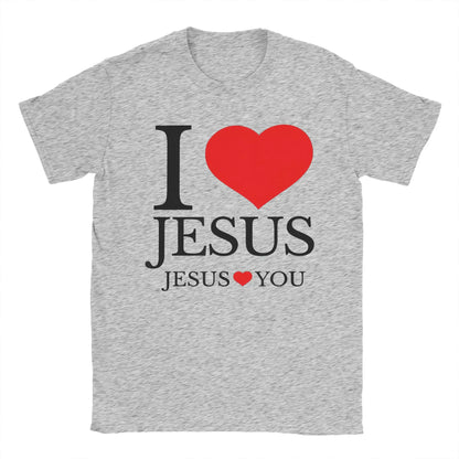 I Love Jesus, Jesus Loves You Tee- Fun & Faith Filled Shirt For Women