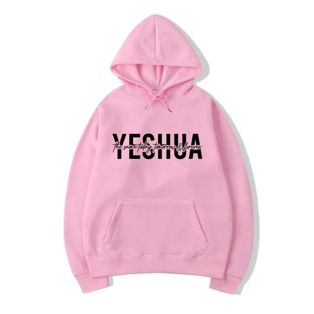 “YESHUA Christian Women’s Hoodie | Faith-Based Bible Verse Sweatshirt | Gather & Co. LLC”
