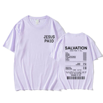 Salvation Paid In Full Tee - Bold Jesus Graphic Shirt ( Unisex )