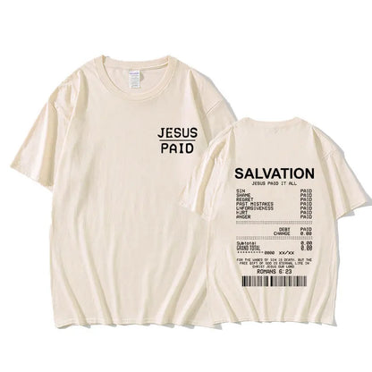 Salvation Paid In Full Tee - Bold Jesus Graphic Shirt ( Unisex )