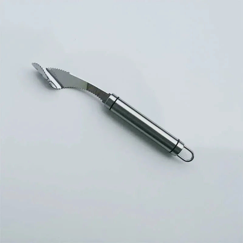 Stainless Steel Pepper & Zucchini Corer – Serrated Kitchen Tool