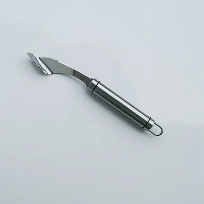 Stainless Steel Pepper & Zucchini Corer – Serrated Kitchen Tool