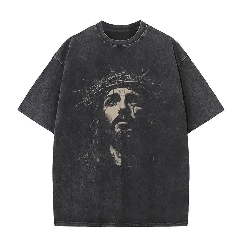 Men’s Christian Vintage Graphic Tees – Forgive Them Father + 30 Bold Faith-Based Designs