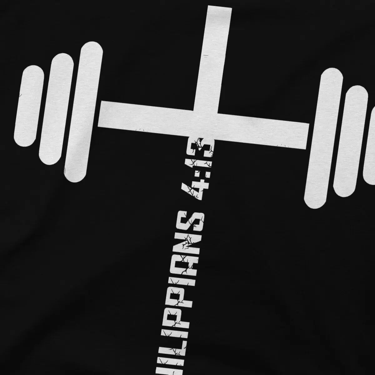 Philippians 4:13 Fitness Tee - Vintage Christian Workout Shirt