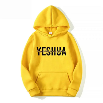 “YESHUA Christian Women’s Hoodie | Faith-Based Bible Verse Sweatshirt | Gather & Co. LLC”