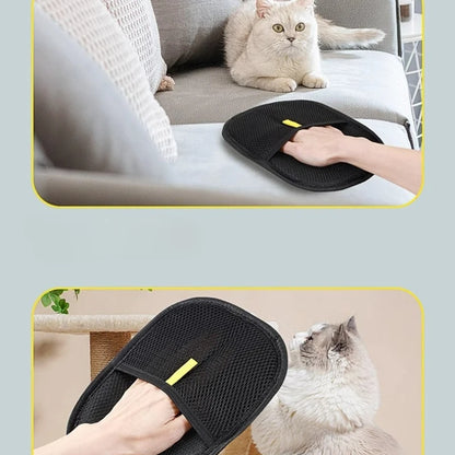 Washable Pet Hair Remover Glove - Reusable Cleaning Accessory For Dogs & Cats