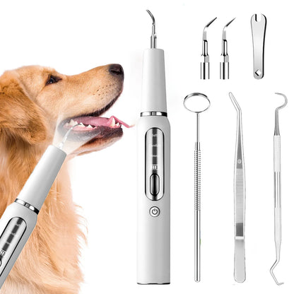 Ultrasonic Pet Tooth Cleaner - Electric Scaler For Dogs & Cats ( Plaque & Tartar Remover )