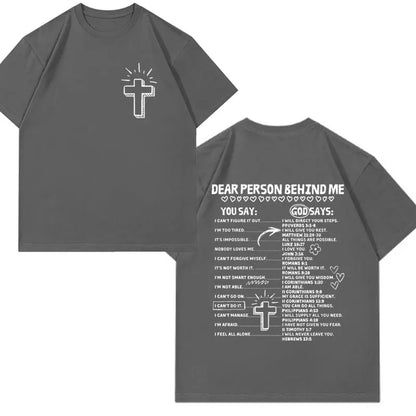 Living Proof of God's Love - Christian Unisex Bible Tee