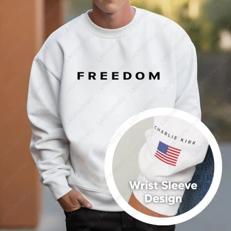 Freedom Crewneck – Bold Christian Statement Sweatshirt (Unisex)