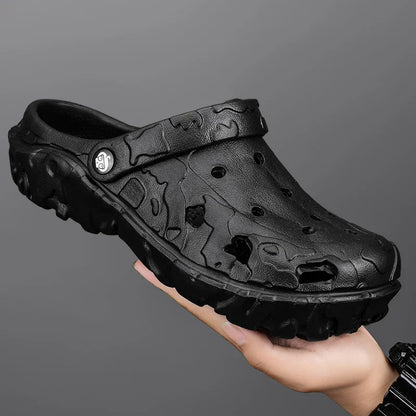 Men's Slip - On Clogs - Lightweight Beach And Garden Sandals