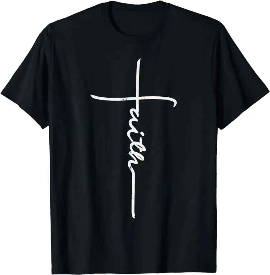 Believe Christian T-Shirt — Unisex Cross Design | Minimalist Faith Tee for Men & Women